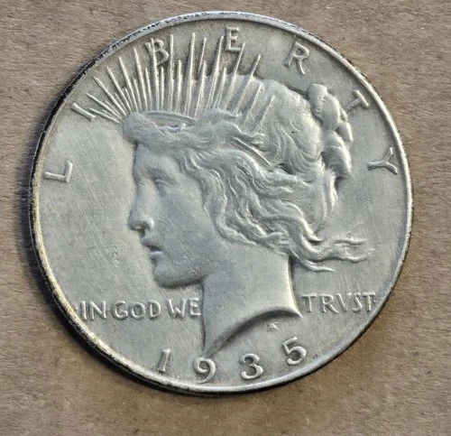 1935 Peace Dollar XF