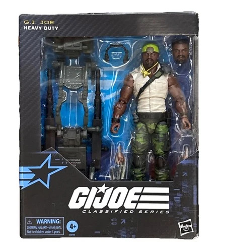 G.I. Joe Classified Heavy Duty #150 6" Action Figure, Man-Portable Weapons 🆕