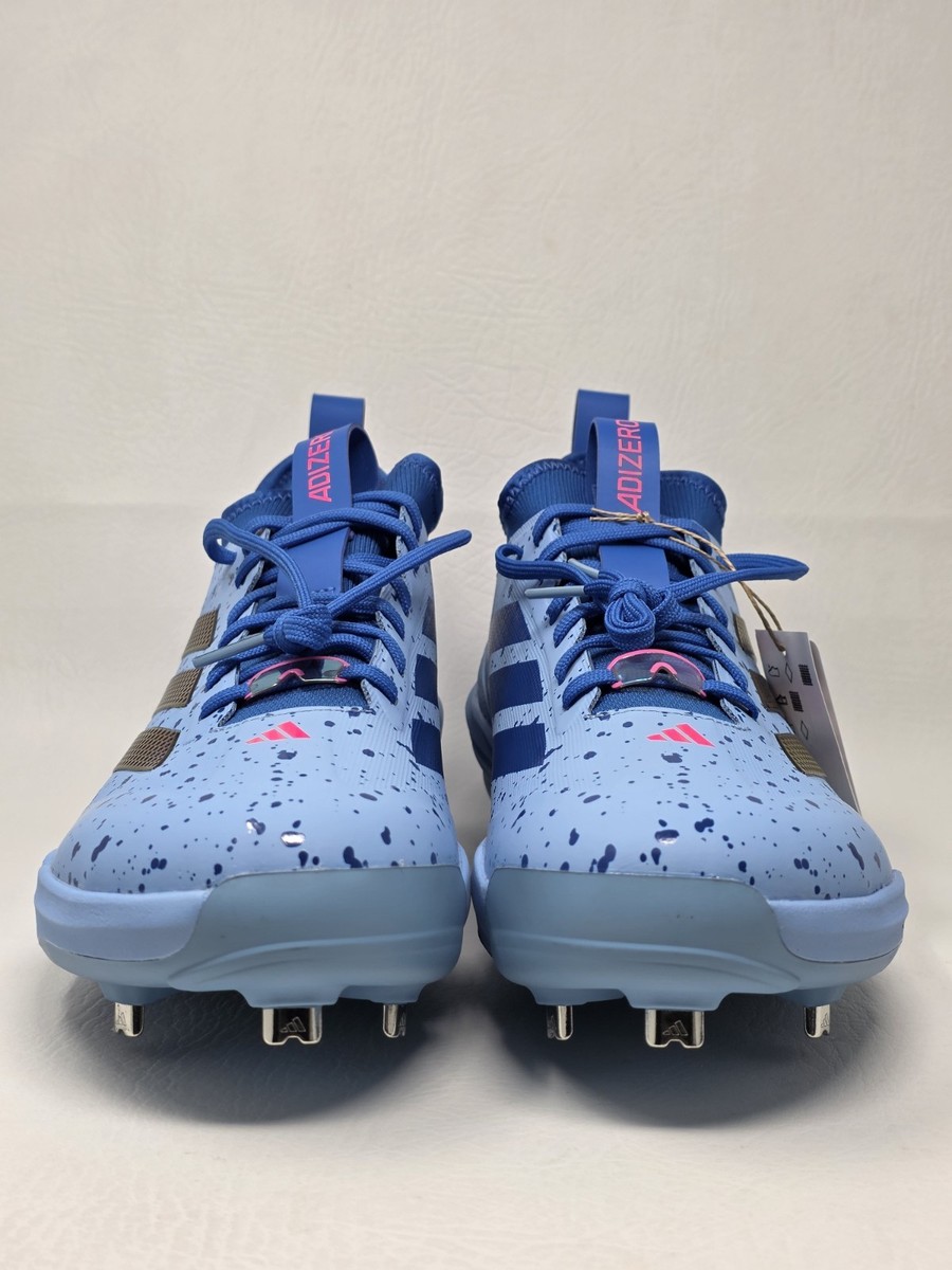 Adidas Adizero Impact WP Baseball Cleats Men 12.5 Blue Metal JI463 New Men main image 4