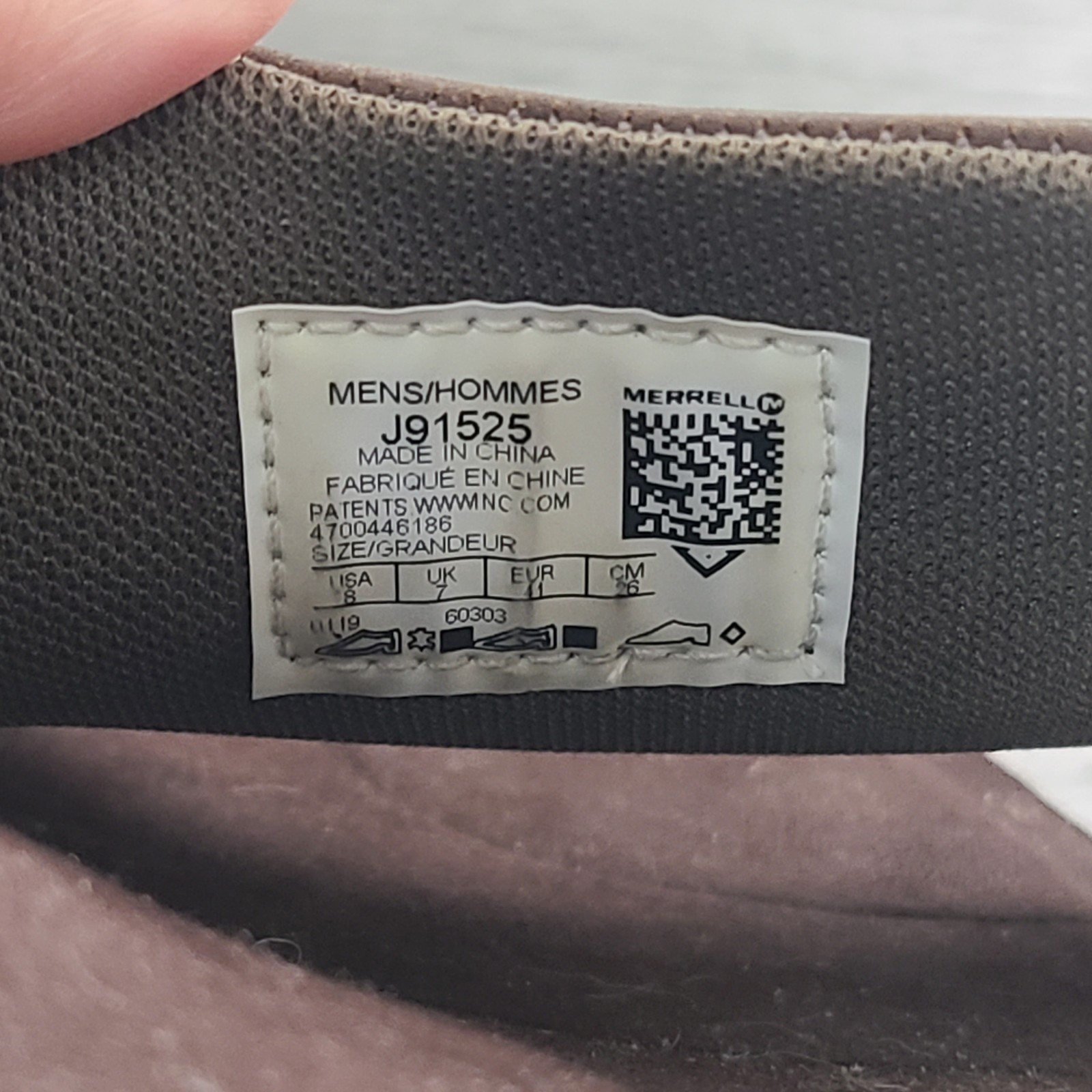 Merrell Uomo Terrant Slide Pelle Marrone J91525 Taglia 8