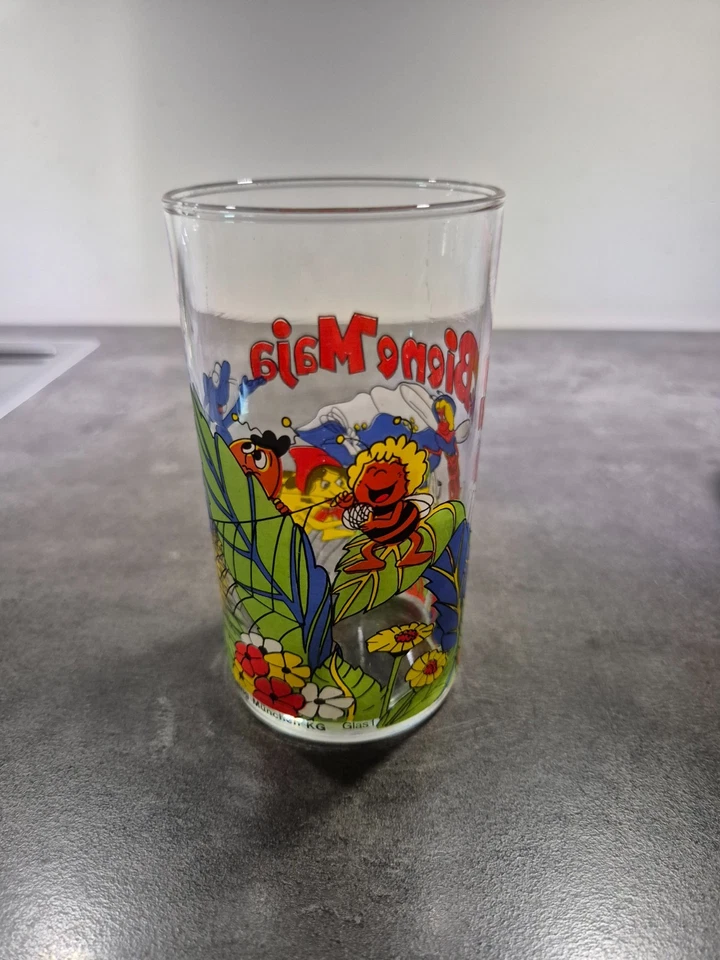 Biene Maja Trinkgläser SET 1985 Apollo Film-Wien, 7 Gläser - Bild 4 von 4