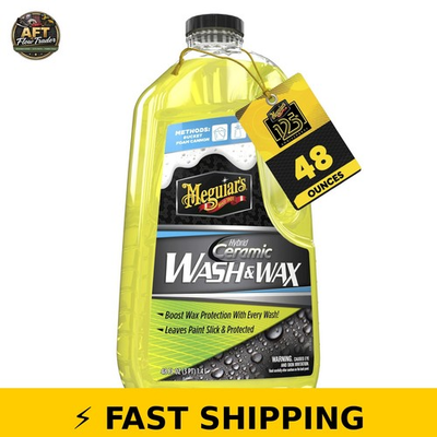 #ad Meguiar#x27;s Hybrid Ceramic Wash amp; Wax 48oz Car Wash Soap $32.99