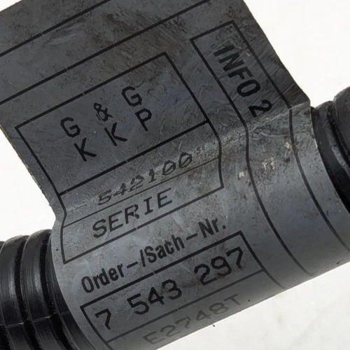 BMW 525xi 525i 530i 530xi 2006 E60 B+ alternador/cable de arranque 12427543297 Foto 2 de 4