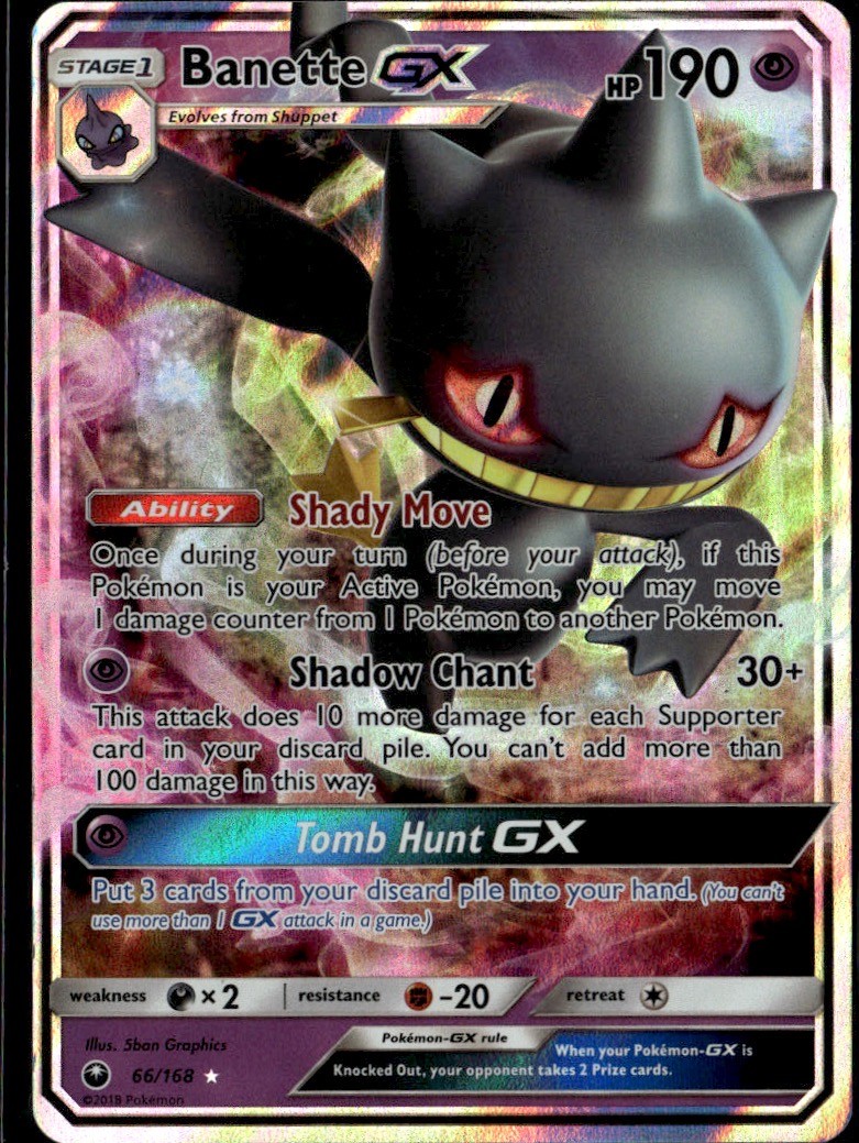 Banette GX Ultra Rare SM - Celestial Storm 66/168 NM