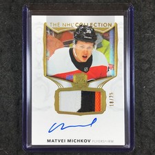 2024-25 The Cup Hockey MATVEI MICHKOV The NHL Collection Patch Auto 18/25