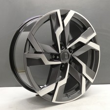 SKODA KAROQ GREY DIAMOND CUT ALLOY WHEEL RIM 57A601025AF GENUINE X1