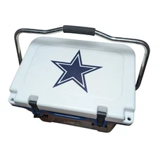 ORCA 20 Quart Hard Cooler Insulated Ice Chest Charcoal Blue Dallas Cowboys NFL 