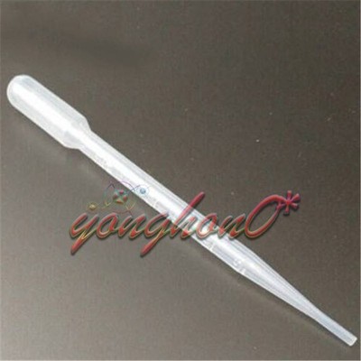 100pcs 0.5ml Disposable Plastic Graduated Dropper Transfer Pipette Airbrush *rr