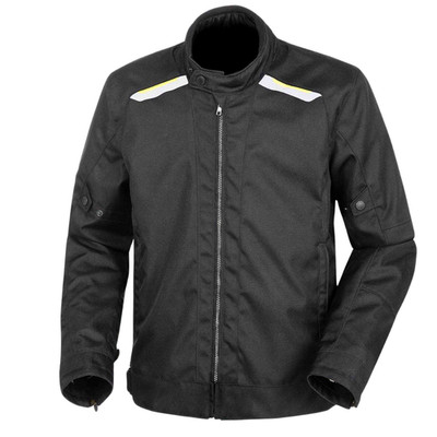 Texwork Stoffjacke schwarz fluo gelb Tucano Urban