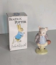 Vtg Beatrix Potter PIGLING BLAND Porcelain Figurine Beswick England 1956 Box