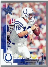 Peyton Manning 2000 Leaf Rookies & Stars #40 Colts HOF