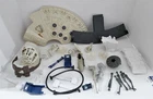 T-401 VINTAGE 80'S KENNER STAR WARS PARTS LOT DEATH STAR, FALCON ETC