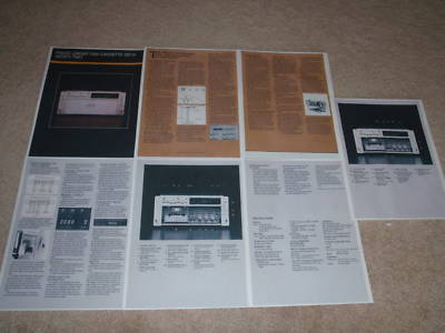 Phase Linear 7000 II Cassette Brochure, 7 pgs, Specs