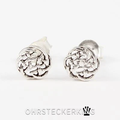 Ohrstecker Keltische Knoten Echt Silber (925-Silber) Neu - Bild 1 von 4