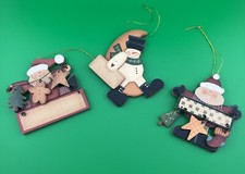 Wooden Christmas Ornaments Customizable New Set