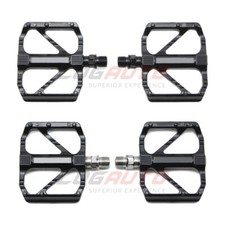 Non-Slip Bike Pedal DU Bearing Lightweight Road Pedals Sealed Flat Platform L R