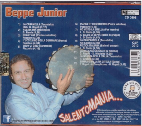 Beppe Junior: Salentomania - CD - Picture 2 of 2