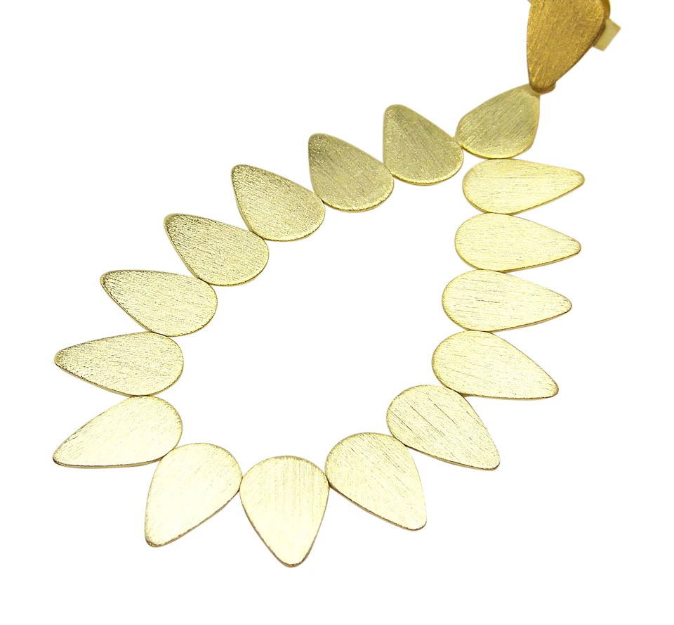 Brincos Sheila Fajl Livia Open Teardrop Statement folheados a ouro - Imagem 3 de 4