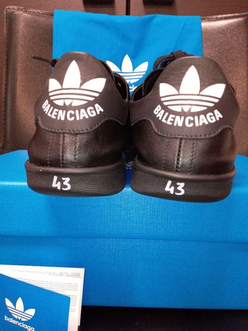 Balenciaga x Adidas Stan Smith Men's Sneakers Black Color Balenciaga x Adidas Stan Smith Men's Sneakers Black Color