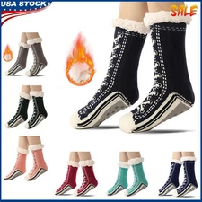 Ultra-thick Cashmere Slipper Home Socks,Slipper Socks With Non Slip