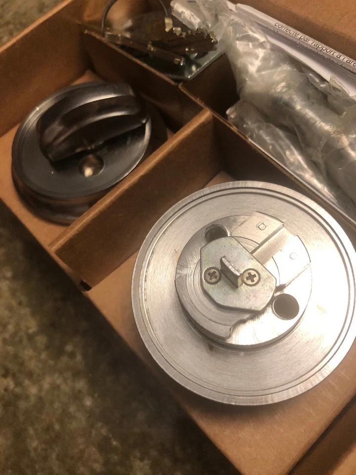 Medeco ASSA ABLOY Maxum Deadbolt High Security Satin Nickel - 2 Keys w/ Card - Image 4 of 4