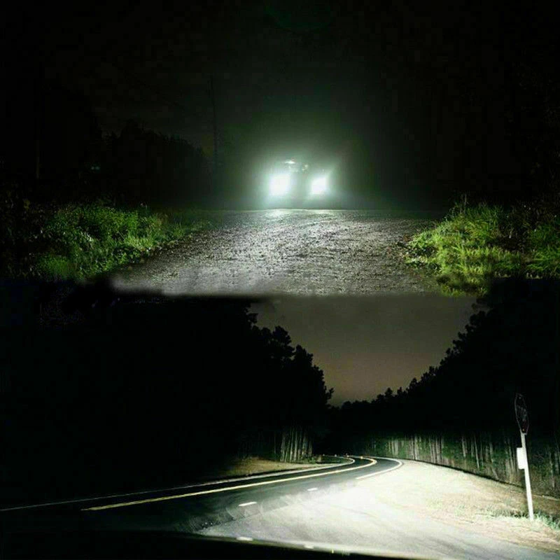 For Ford Ranger 2001-2011 6000K LED Headlight High Low Beam + Fog Light 4×Bulb - Image 3 of 4