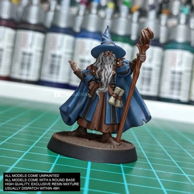 SORCERER MAGE WIZARD Fantasy: D&D, Frostgrave, 3D Resin Miniature 28mm 32mm