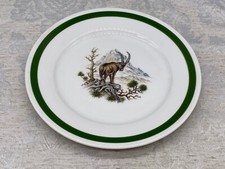 VINTAGE PORZELLAN TELLER SELTMANN WEIDEN BERGZIEGE SAMMELTELLER 19cm