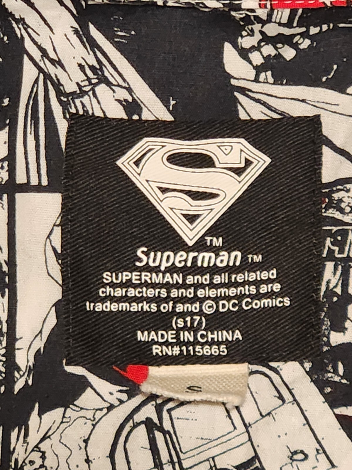 Superman Men's Reverse Print Small Button Down Sh… - image 9