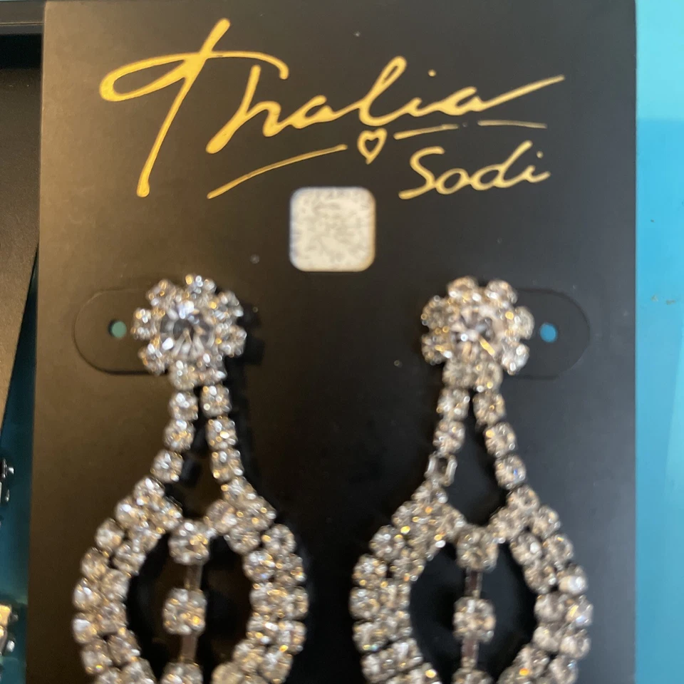 2 Pares Pendientes Colgantes Thalia Sodi Nuevos Foto 3 de 3