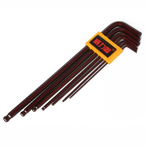Ball Point EndMetric Allen Key Hex Keys Alan Allan Wrench Steel Tools 0.7mm-19mm - Picture 16 of 33