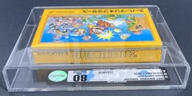 VGA 80 QUALIFIED NOT SEALED Japanese Super Mario Bros. Nintendo Famicom, 1985