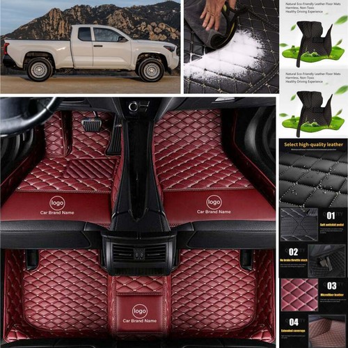 For Toyota Tundra Car Floor Mats Custom All Weather Waterproof Auto Cargo Liners - Imagen 1 de 36