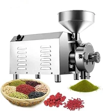 Commercial Grain Grinder Machine 110V Electric Grain Mill Grain Grinding Machine