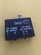 CRYDOM OAC5 3A 120VAC Output 2.5-8VDC DC Control