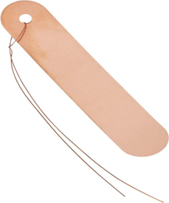 Bosmere Permanent 4-Inch Long Copper Tags with Ties, 20-Pack 