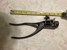 Antique L.A. SAYRE & Co. Saw Set Woodworkers Hand Saw Tooth Setter ~ Newark, NJ