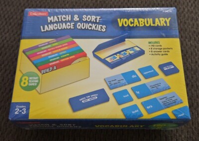 Lakeshore Vocabulary Match &amp; Sort Language Quickies Grades 2-3 NEW ...