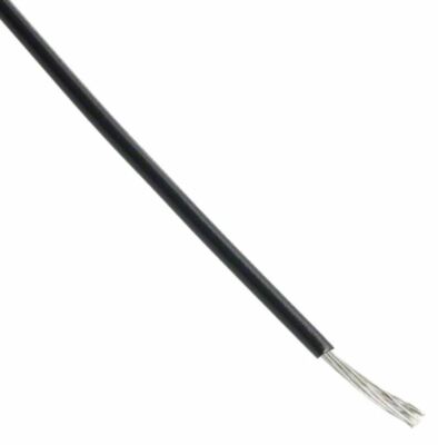 6713 BK005, ALPHA, Hook-Up Wire 22Awg 7/30 Mppe, 100 FT