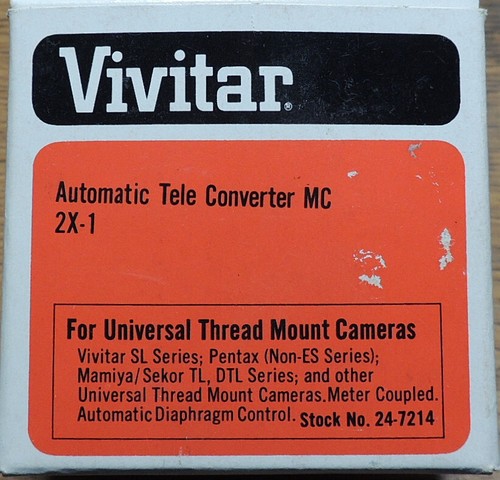 Vivitar Automatic Tele Converter MC 2X-1