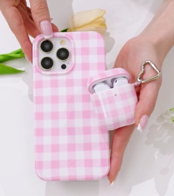 Velvet Caviar iPhone 14 Pro Max Baby Pink Coquette Gingham MagSafe Phone Case | eBay Velvet Caviar iPhone 14 Pro Max Baby Pink Coquette Gingham MagSafe Phone Case | eBay