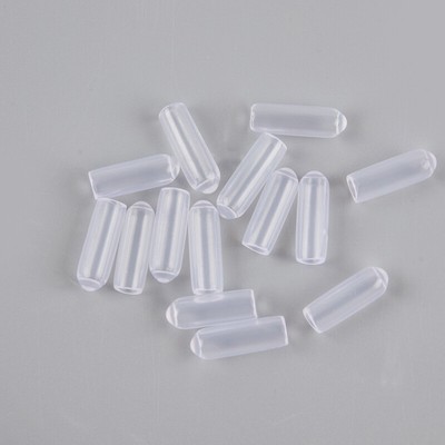 200x Medium Size inner 3.5mm Clear Rubber tips for the end of 4mm Metal head _cn