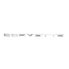 Front Nose Hood Letters Chrome Letter 1961 1962 Corvette