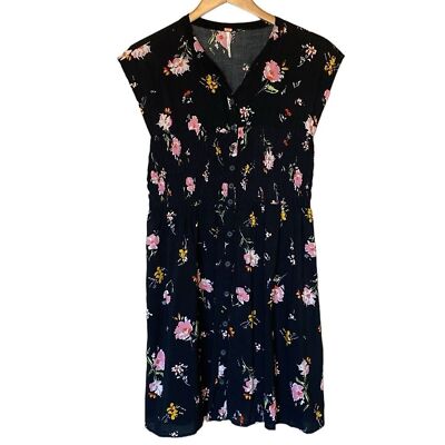 free people greatest day mini dress Free People Best Day Ever Linen Mini Dress - Black