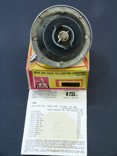 Fuel Cap Fuel Petrol Ford Escort Sedan 1100 Auto Parts D Old - Picture 2 of 2