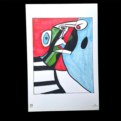 Abstract Art by Erick Elliott ( aka Erick the Architect ) FBZ Size: 18in x 12in