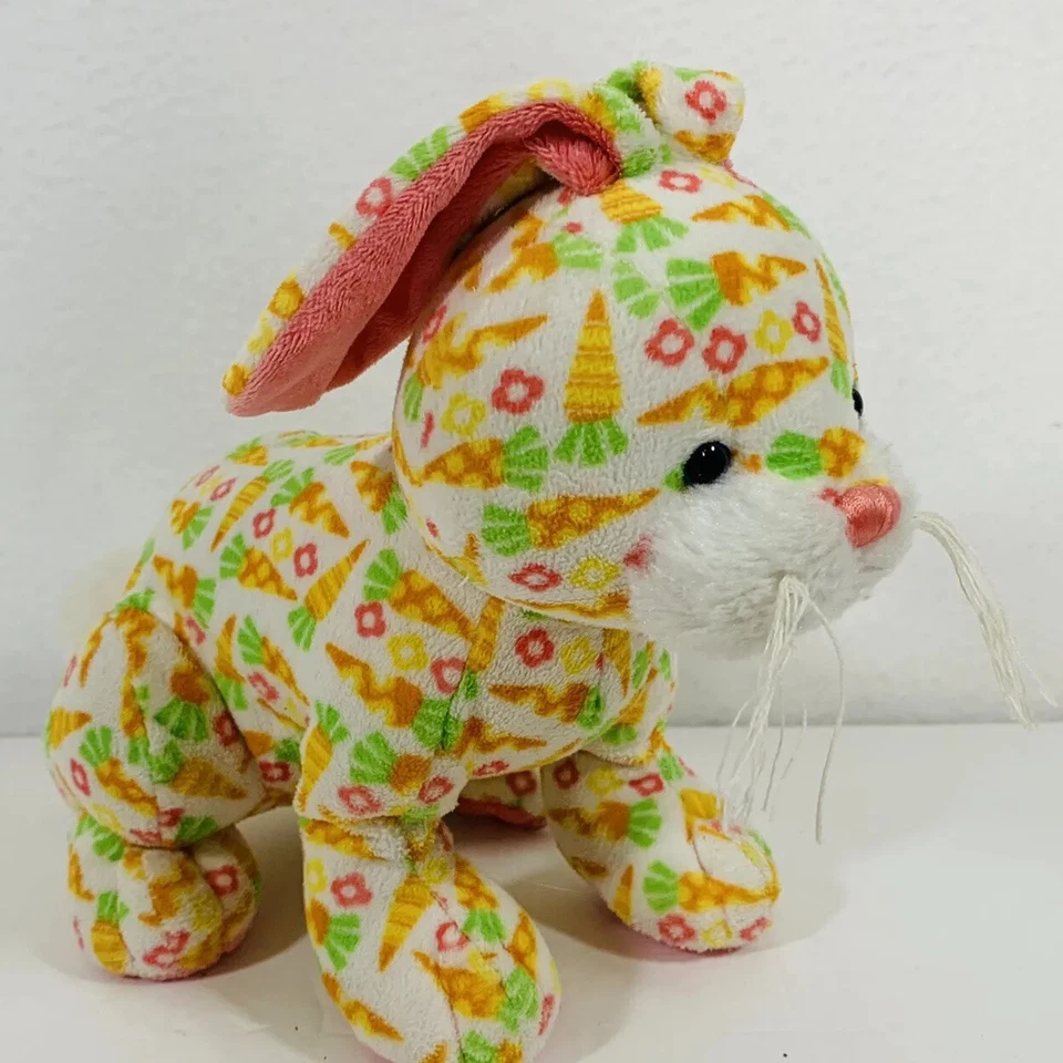 Ganz Webkinz Carrots Bunny Stuffed Animal Plush Floppy Ear Rabbit Easter No Code - Image 3 of 4