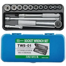 ENGINEER Socket Wrench Set 16 Piece Set (Inch Set) TWS-01