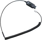 His-1 Headset Adapter Cable with Mute Button Compatible with Plantronics Headset
