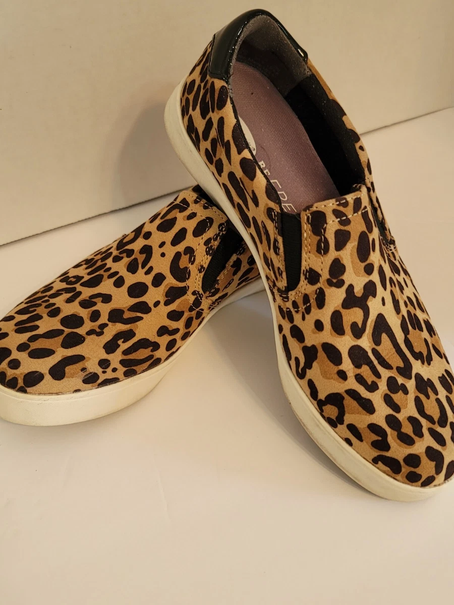 Dr scholl's leopard slip on sneakers hotsell